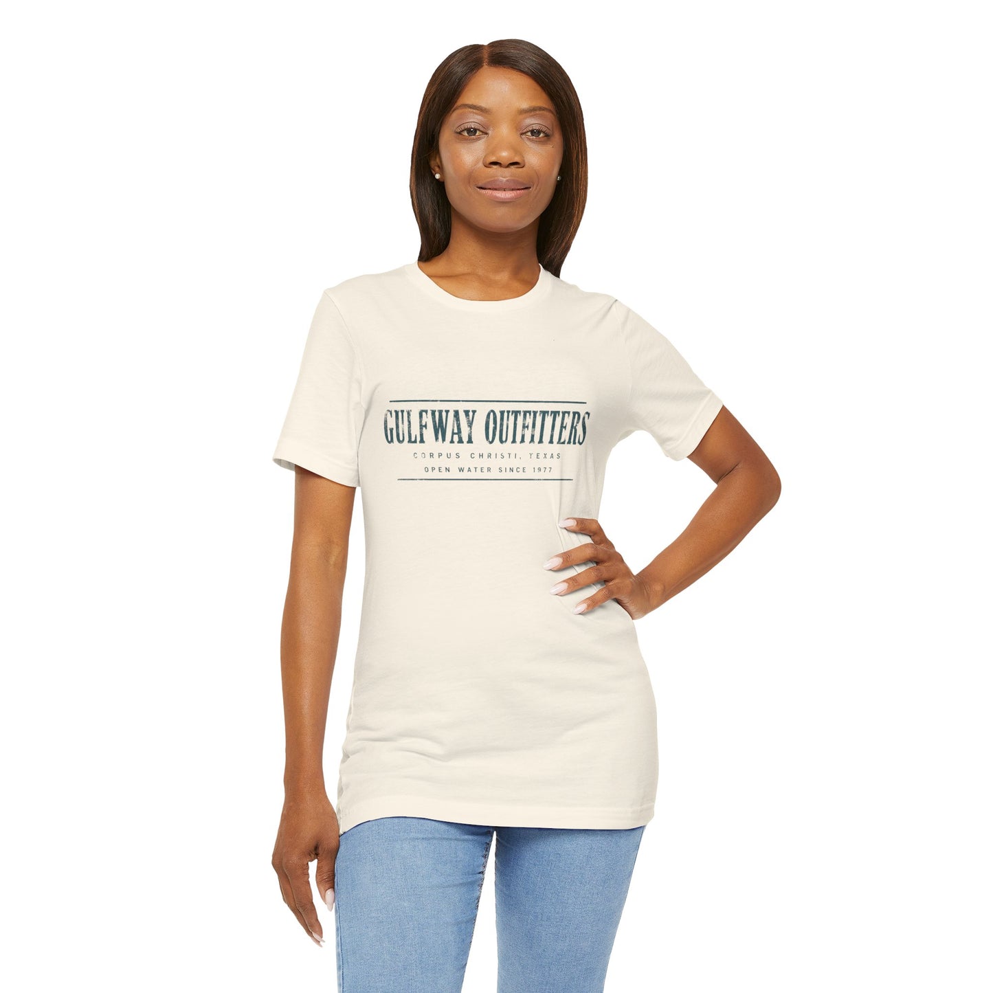 Gulfway Outfitters Season Opener Tee — Open Water Since 1977 — Backlot Supply Archive
