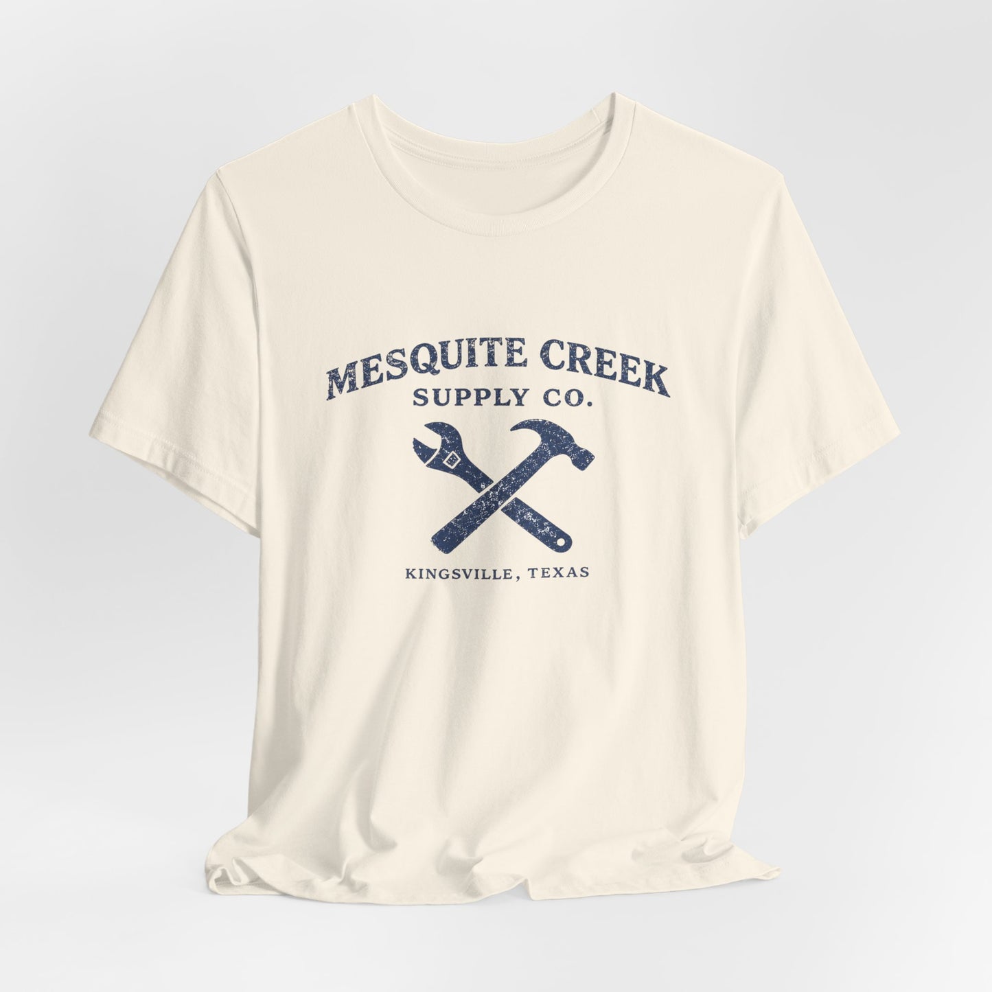 Mesquite Creek Supply Co. Tools Tee — Kingsville, Texas — Backlot Supply Archive