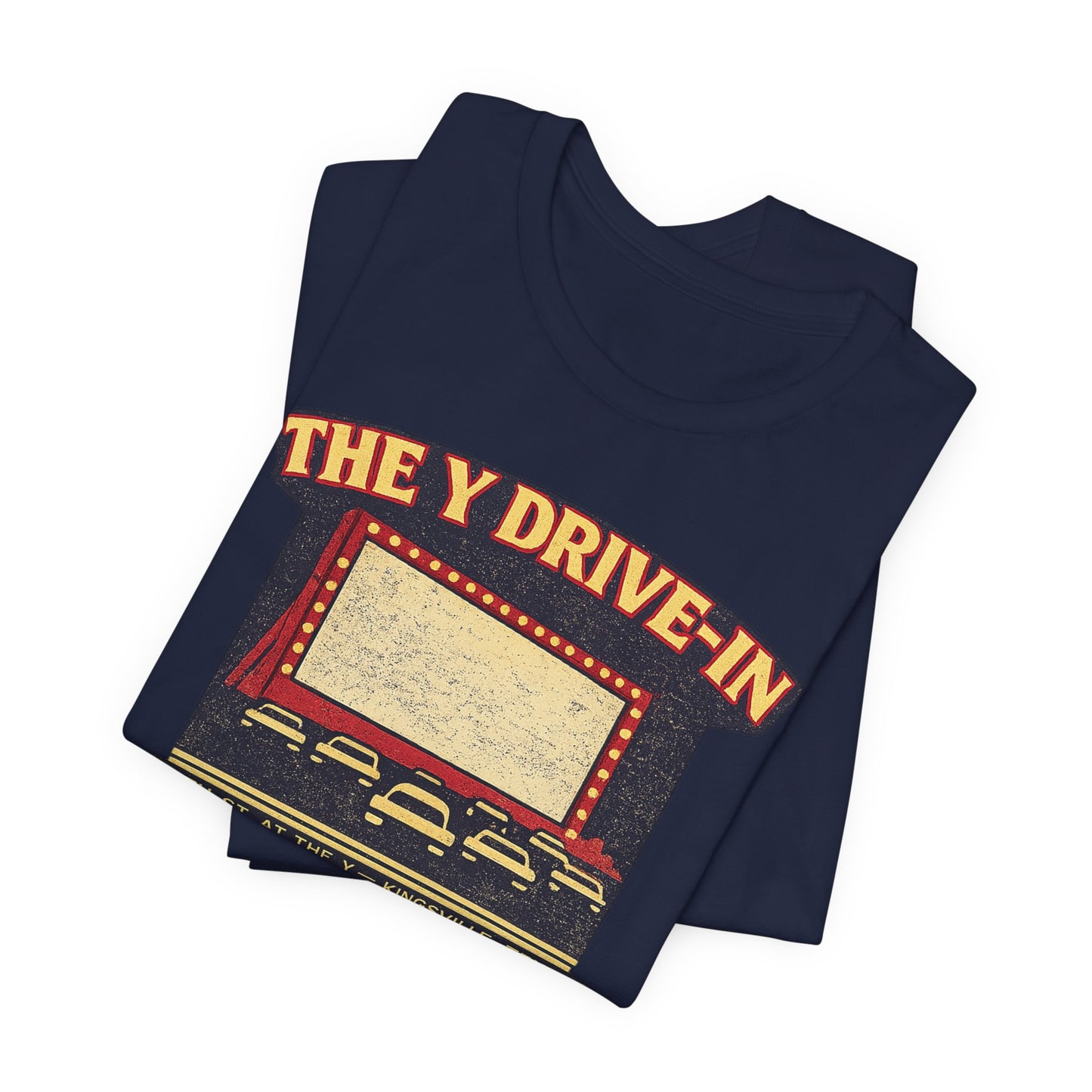 The Y Drive-In Tee — 14th St. at The Y, Kingsville Texas — Backlot Supply Archive