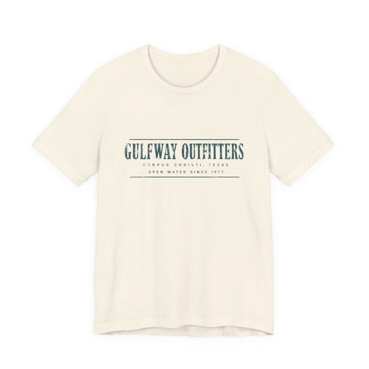 Gulfway Outfitters Season Opener Tee — Open Water Since 1977 — Backlot Supply Archive