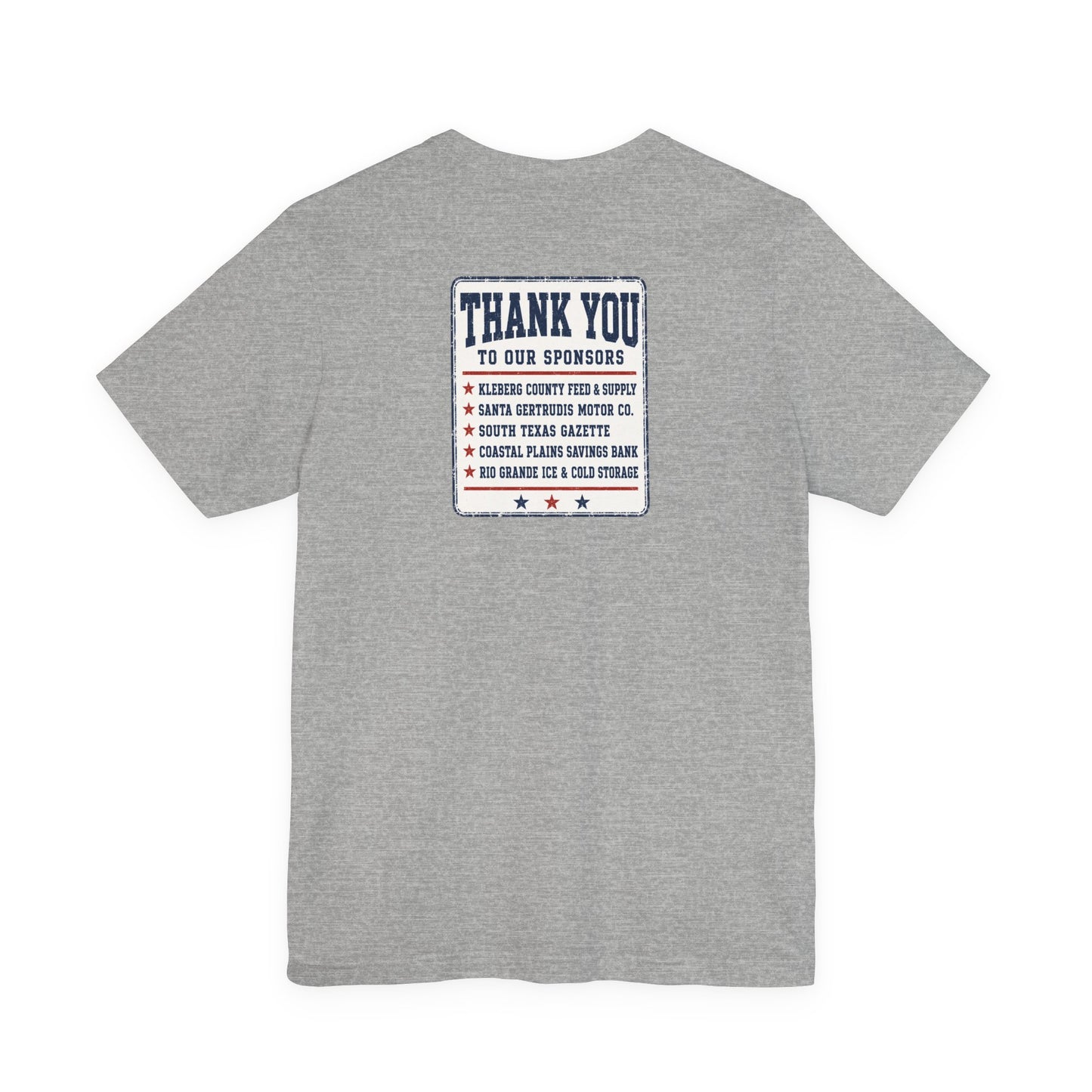 Route 77 Freedom Run Tee — Kingsville Texas July 4 1976 — Backlot Supply Archive
