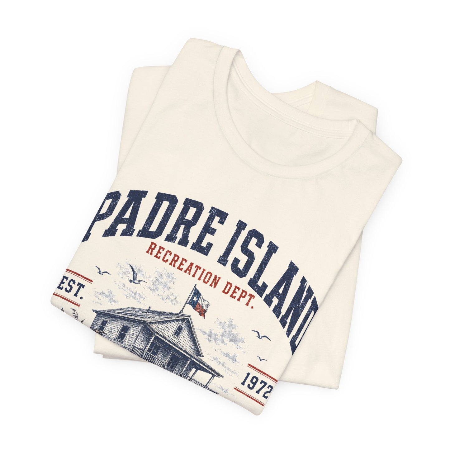Padre Island Recreation Dept Tee — Est 1972 — Backlot Supply Archive