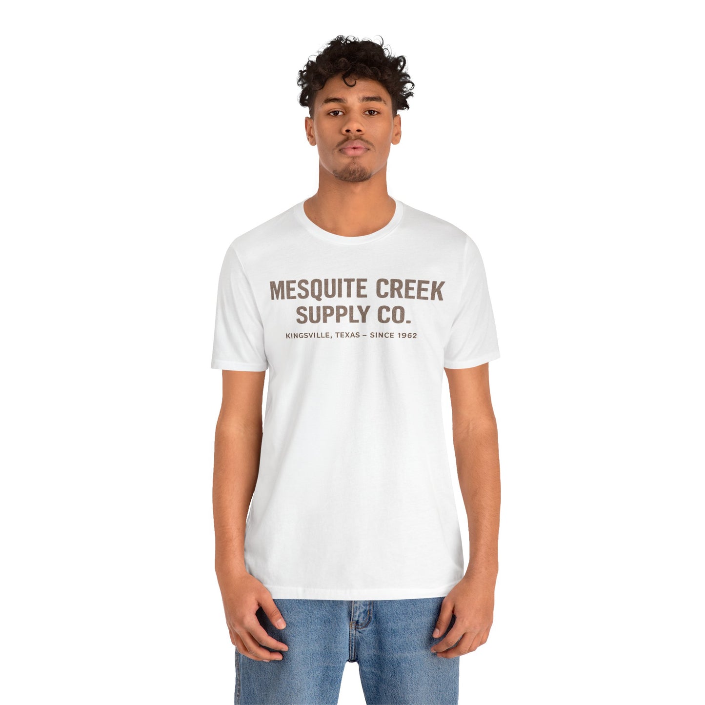 Mesquite Creek Supply Co. Since 1962 Tee — Kingsville, Texas — Backlot Supply Archive