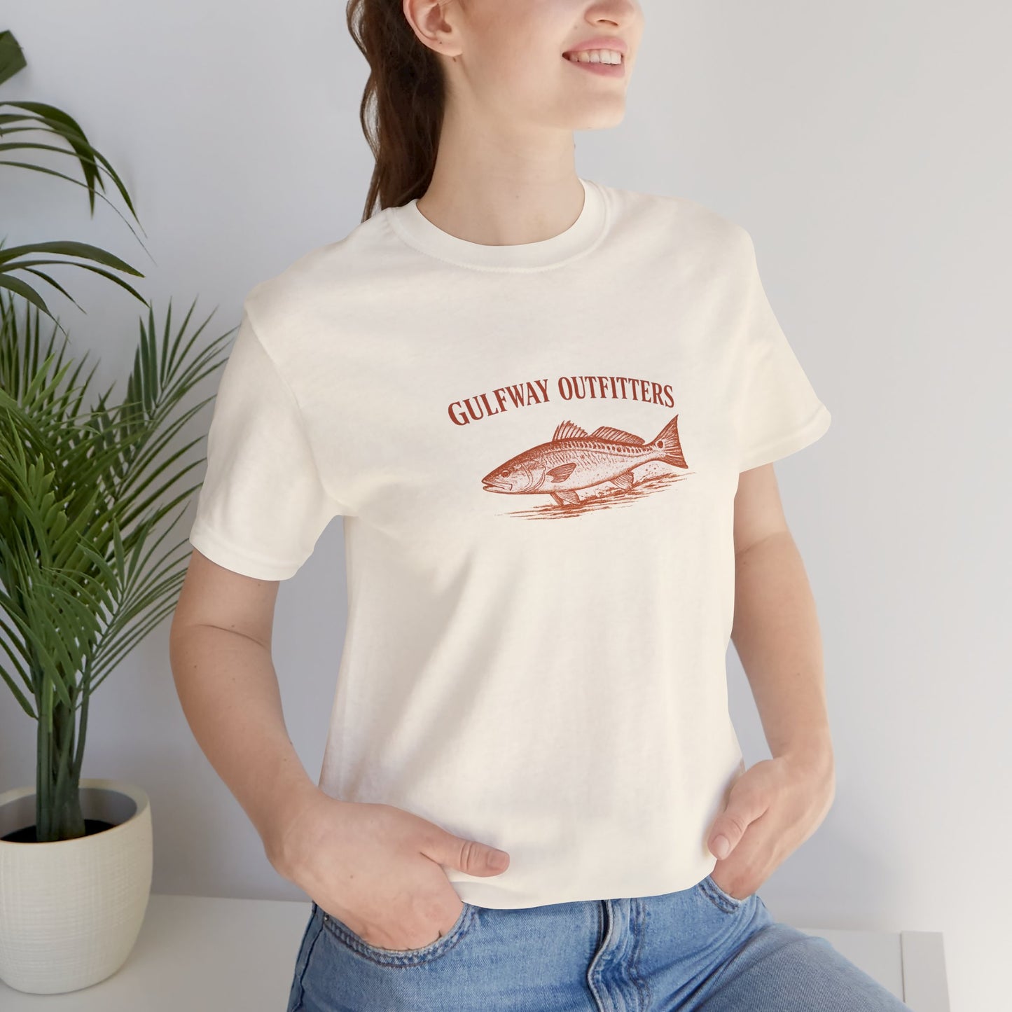 Gulfway Outfitters Redfish Tee — Corpus Christi, Texas — Backlot Supply Archive