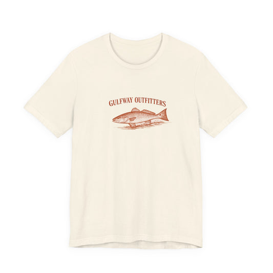 Gulfway Outfitters Redfish Tee — Corpus Christi, Texas — Backlot Supply Archive