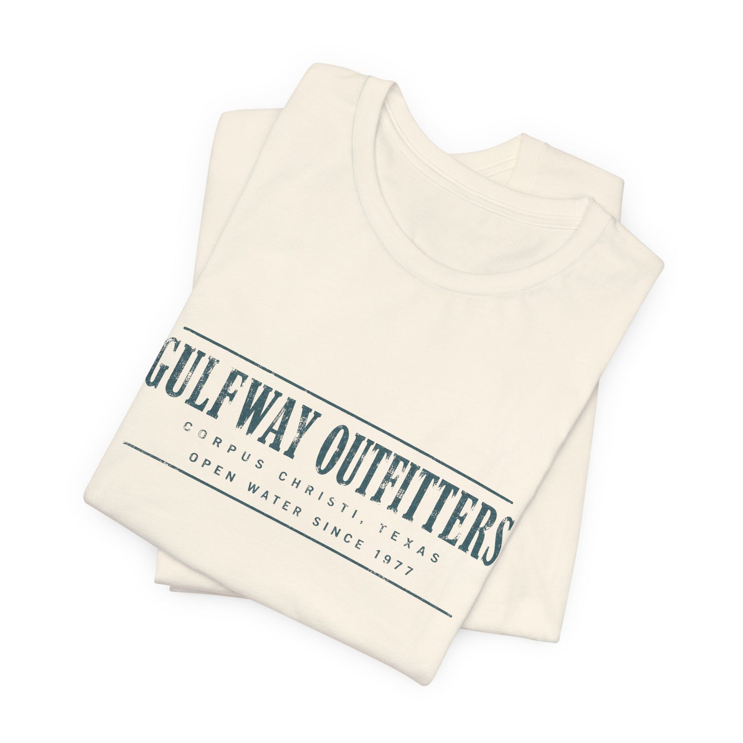 Gulfway Outfitters Season Opener Tee — Open Water Since 1977 — Backlot Supply Archive