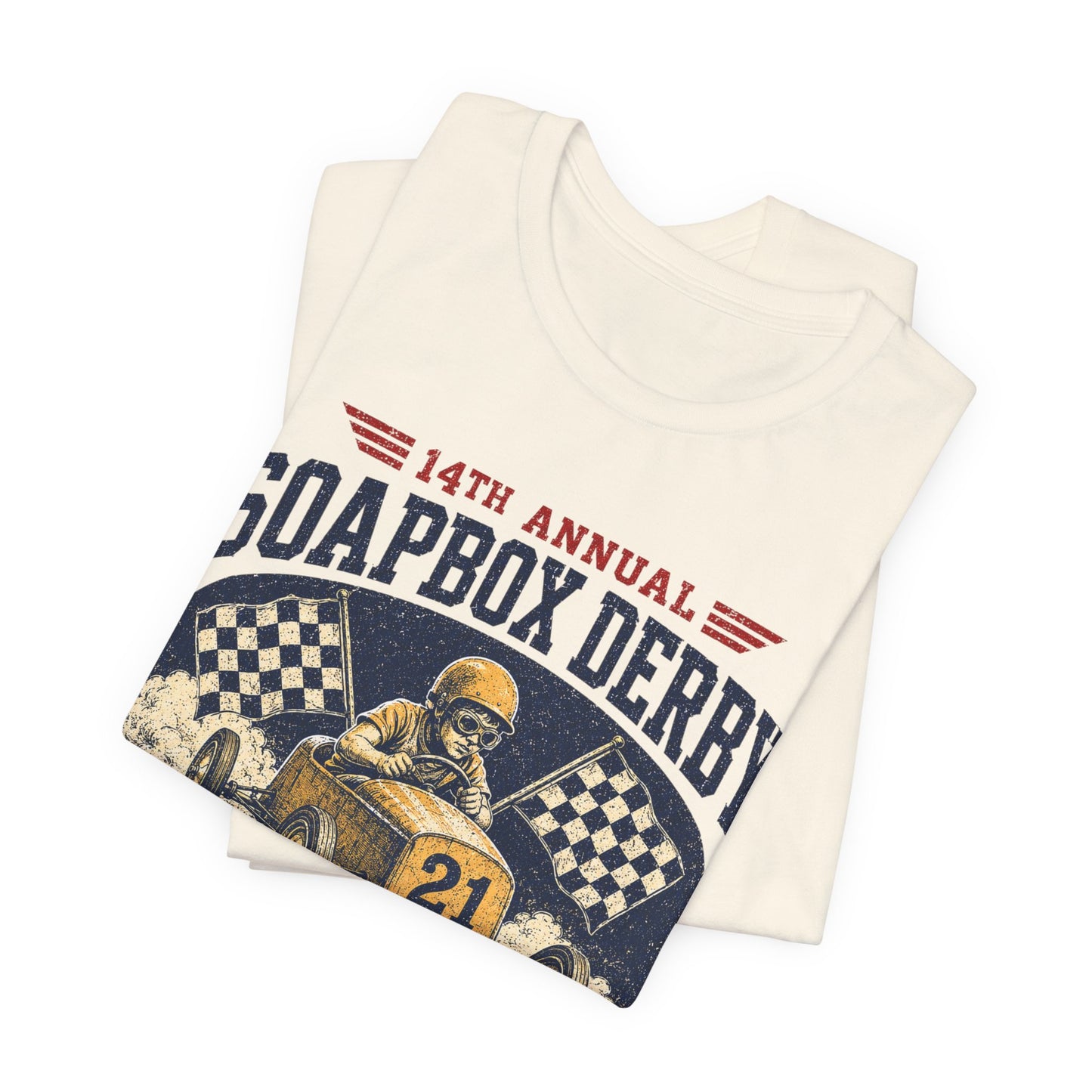14th Annual Soapbox Derby Tee — Mesquite Creek Supply Co Kingsville Texas — Backlot Supply Archive