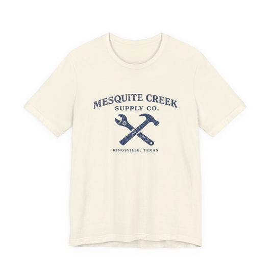 Mesquite Creek Supply Co. Tools Tee — Kingsville, Texas — Backlot Supply Archive