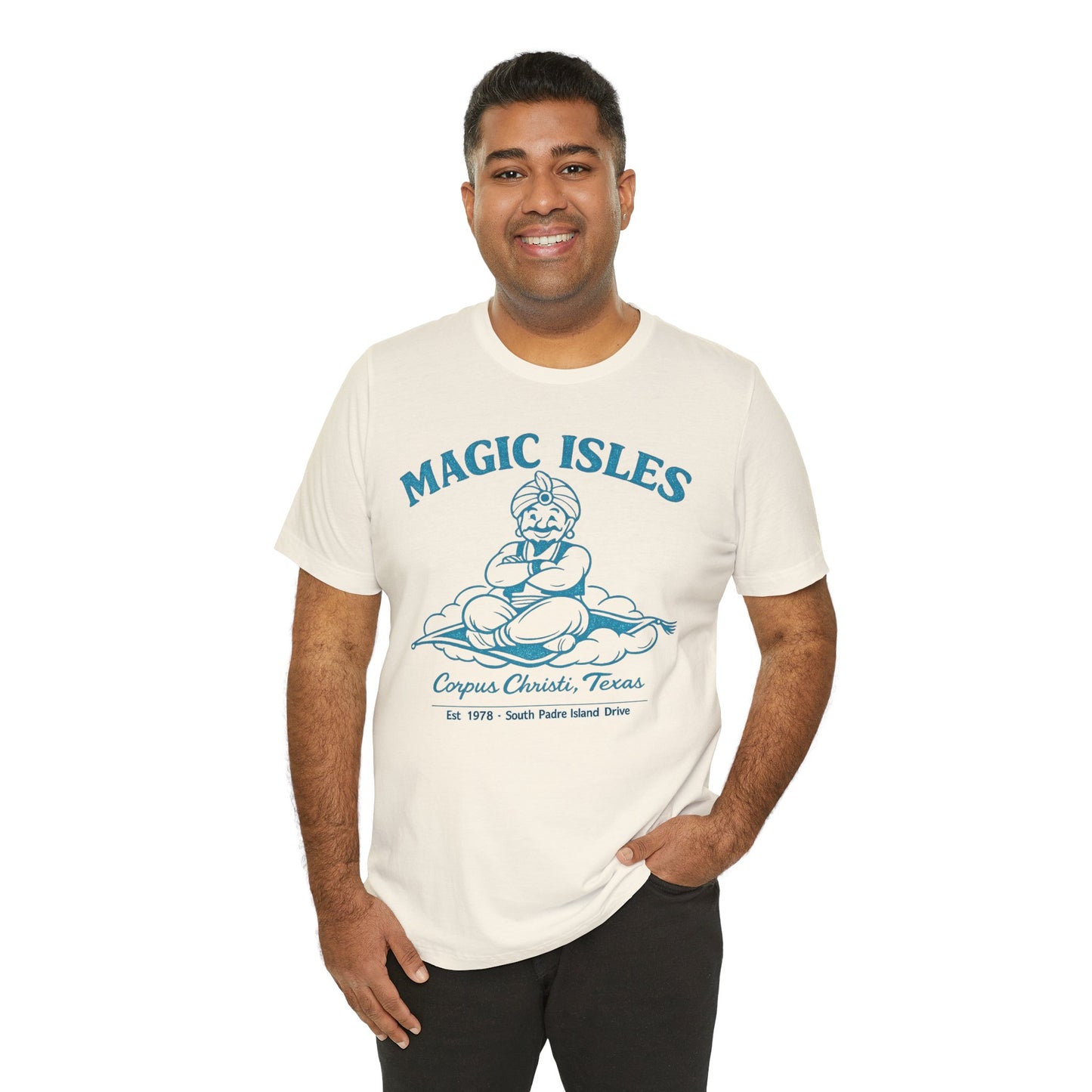 Magic Isles Amusement Park Tee — Corpus Christi, Texas — Backlot Supply Archive