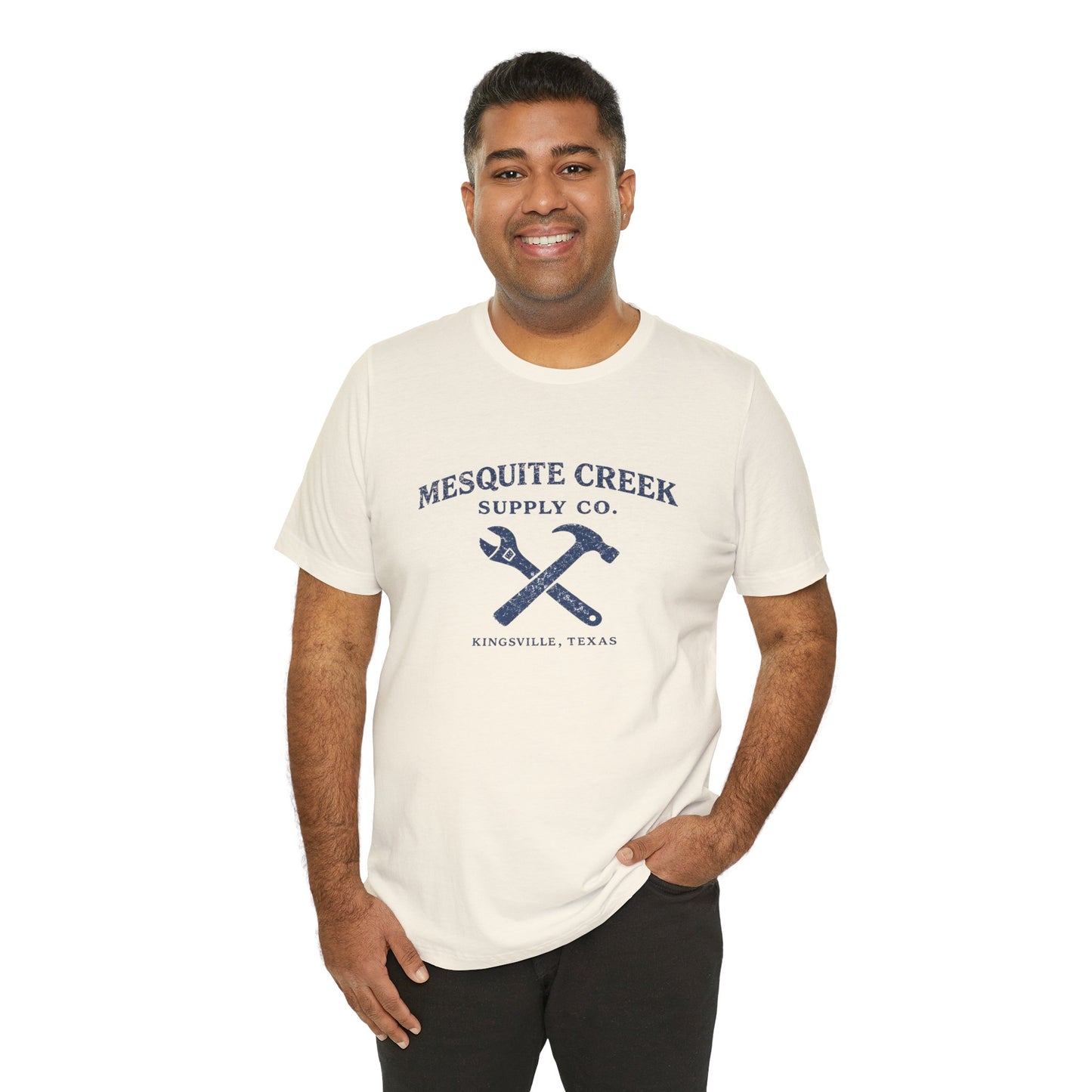 Mesquite Creek Supply Co. Tools Tee — Kingsville, Texas — Backlot Supply Archive